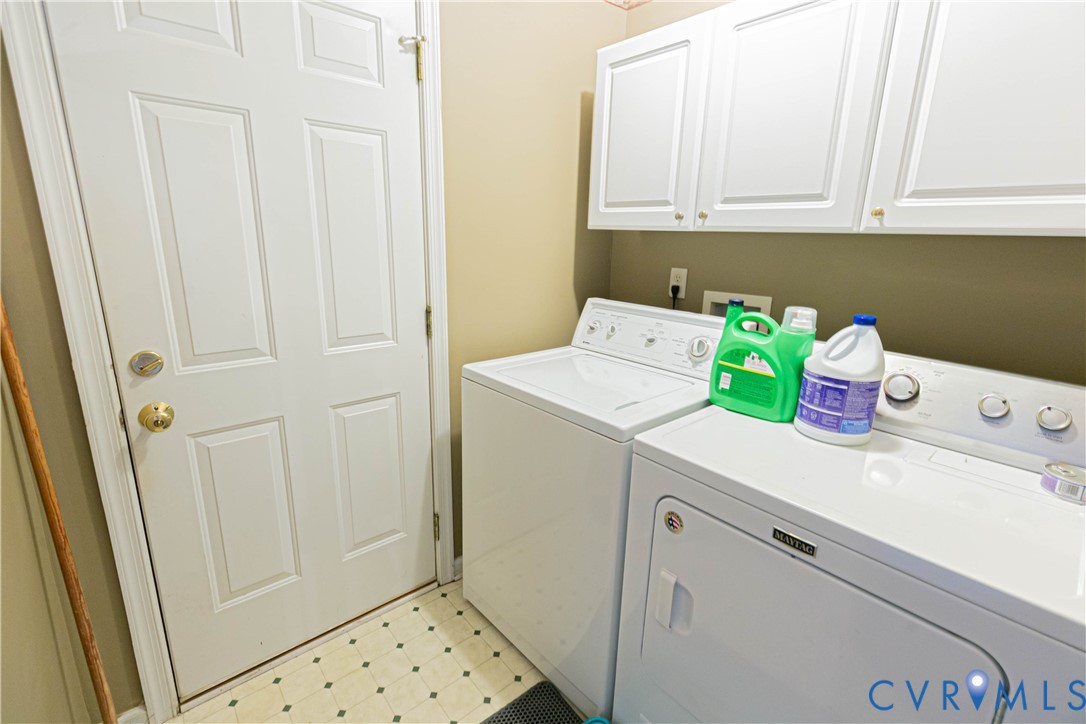 401 Loyalist Drive Ruther Glen, VA 22546 - Photo 38 of 45 a utility room with dryer and washer