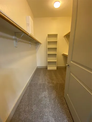 a view of walk in closet