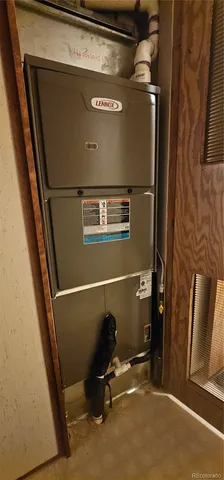 a refrigerator in a kitchen