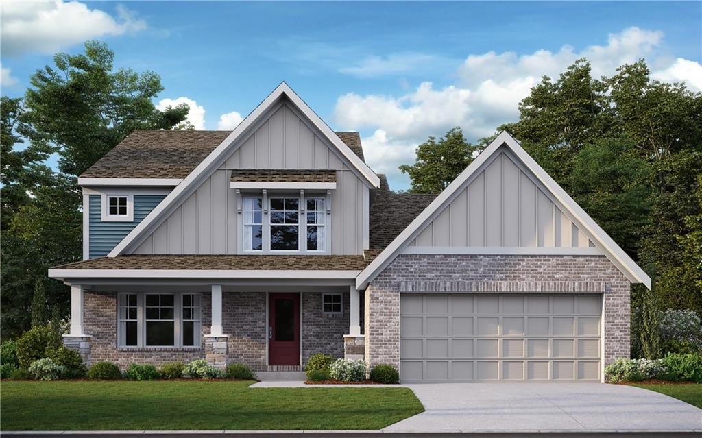 1101 Michigan Circle Hoschton, GA 30548 - Photo 1 of 1 a front view of a house with garden