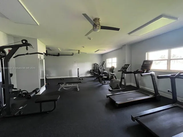 a view of a yard and an ocean