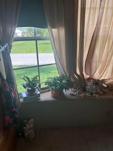 a room with a window