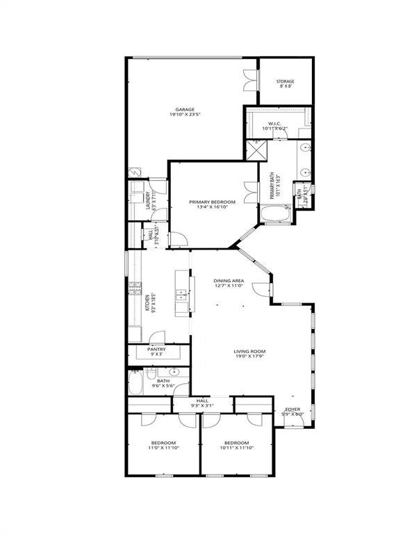 10032 Bell Rock Road Frisco, TX 75035 - Photo 23 of 23 Floor plan for this house.