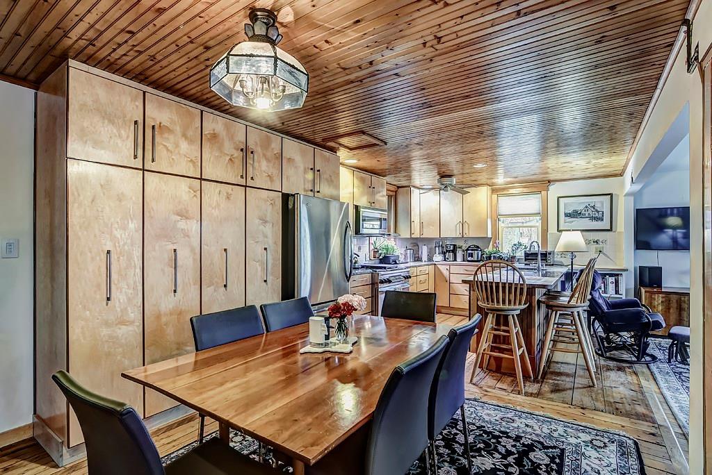 110 Naskeag Point Road Brooklin, ME 04616 - Photo 4 of 34 Open plan kitchen dining and living...