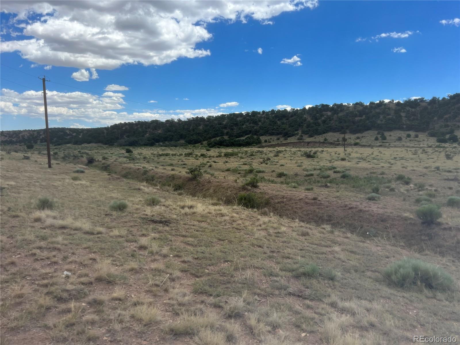 530 County Road Gardner, CO 81040 - Photo 3 of 9 a view of a dry yard with wooden fence