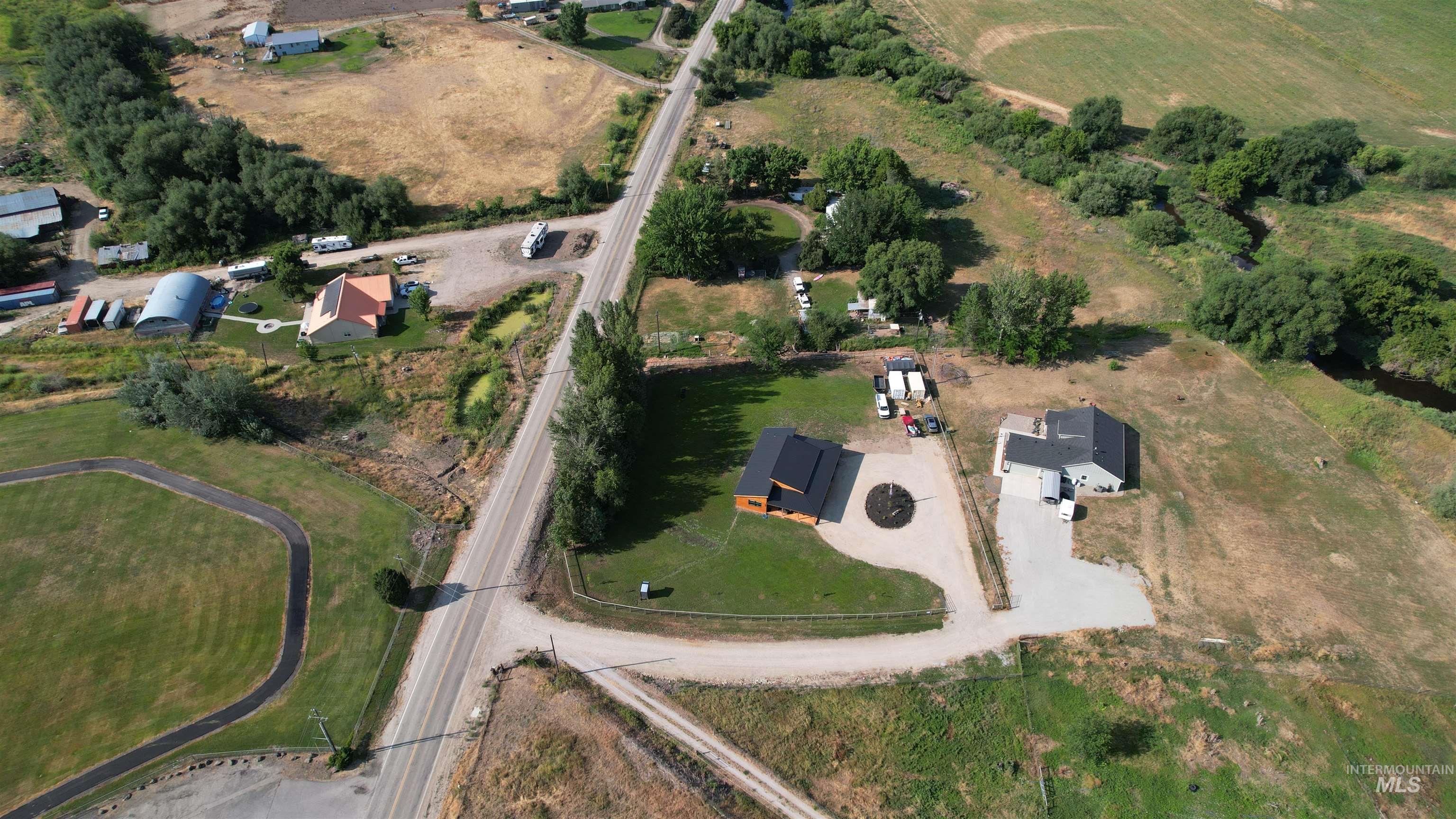6501 Sweet Ola Highway Sweet, ID 83670 - Photo 37 of 43 Aerial view of property and surrounding area featuring rural landscape
