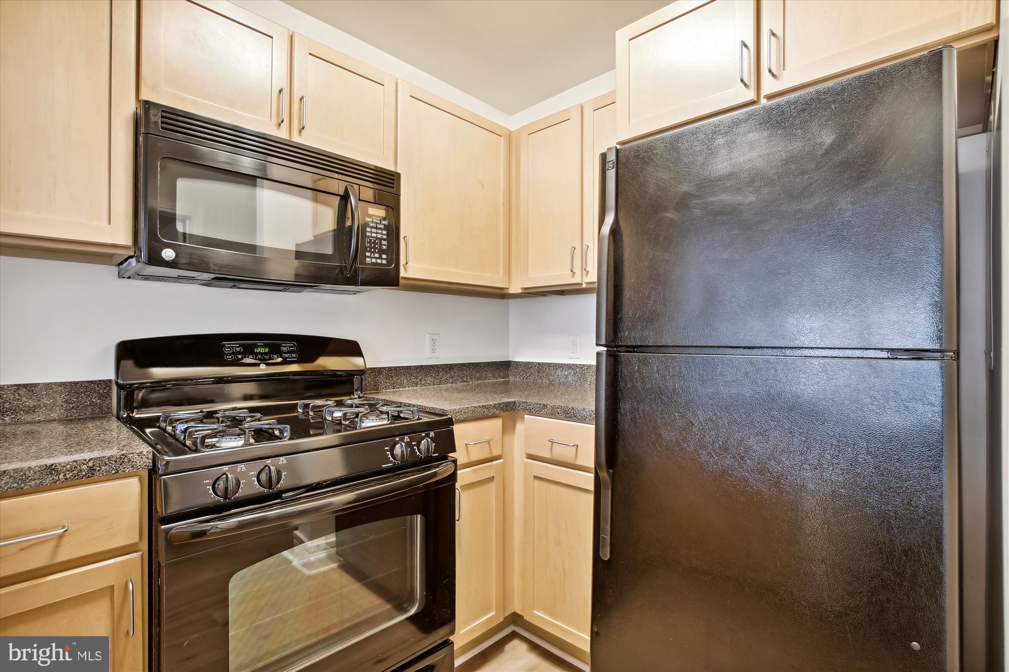 800 4th Street Southwest, Unit S113 Washington, DC 20024 - Photo 7 of 37 a kitchen with a refrigerator stove and microwave