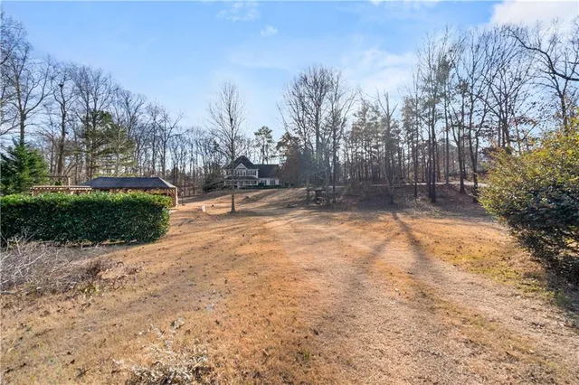 a view of outdoor space with trees