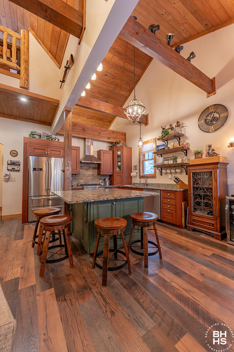 773 Bartlett Carry Road Tupper Lake, NY 12986 - Photo 12 of 62 CampSummerBreezeOnUpperSaranac_Kitchen_B