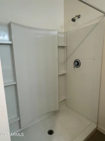 a view of a backyard of a house