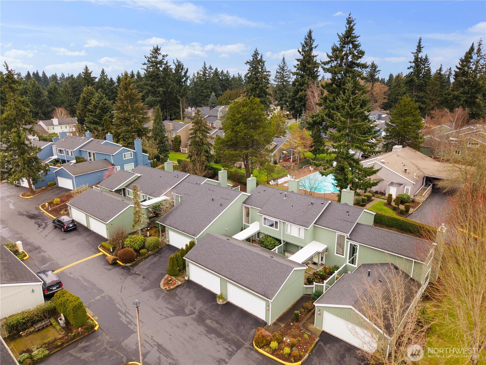 3114 Southwest 319th Place, Unit 45 Federal Way, WA 98023 - Photo 31 of 39 an aerial view of a house with outdoor space