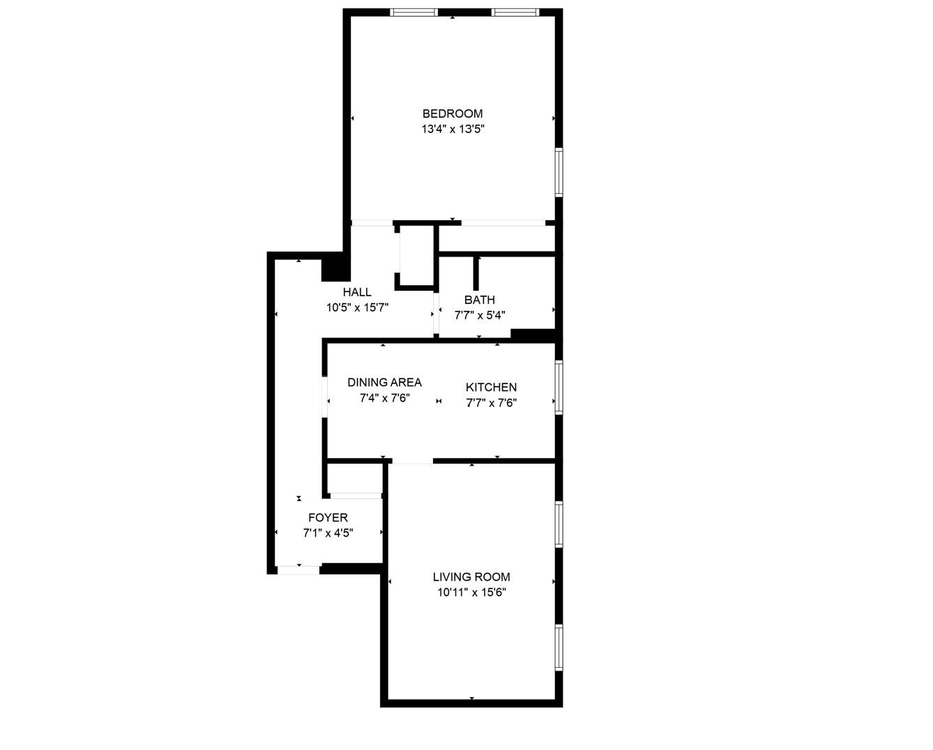 83-84 116th Street, Unit 1H Queens, NY 11418 - Photo 13 of 13 a picture of a floor plan