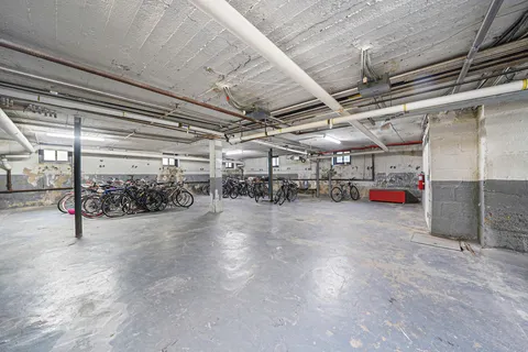 a view of parking garage