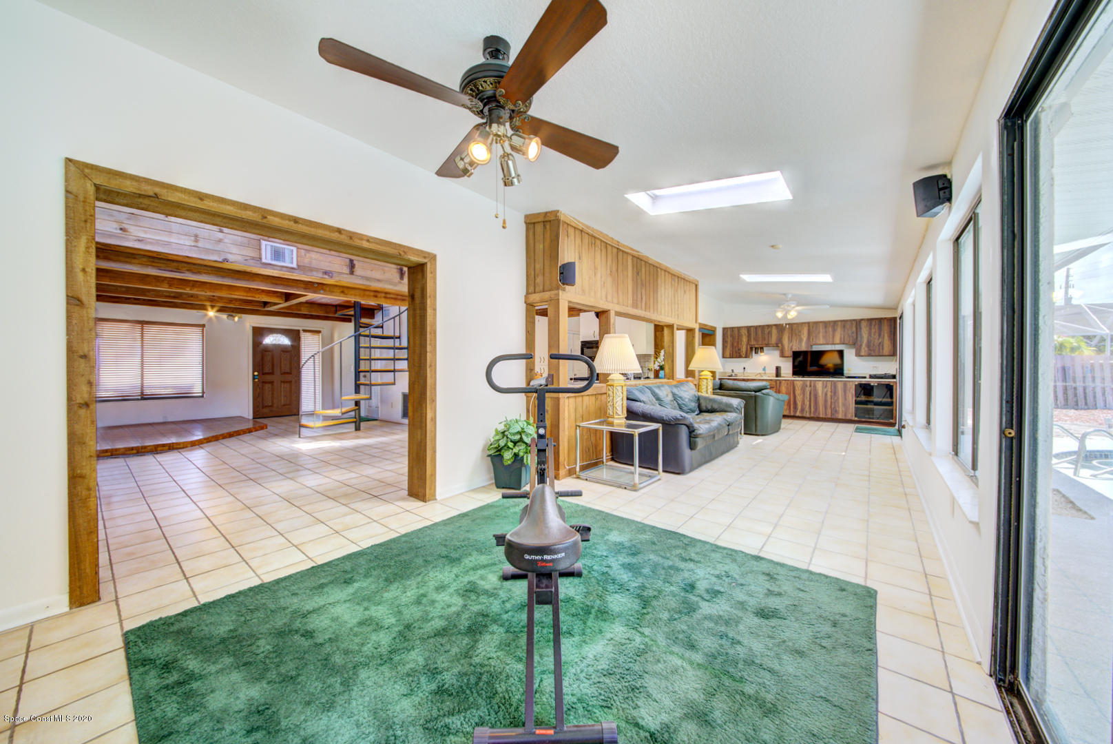 182 Sand Pine Road Indialantic, FL 32903 - Photo 17 of 56 Florida Room with Fan