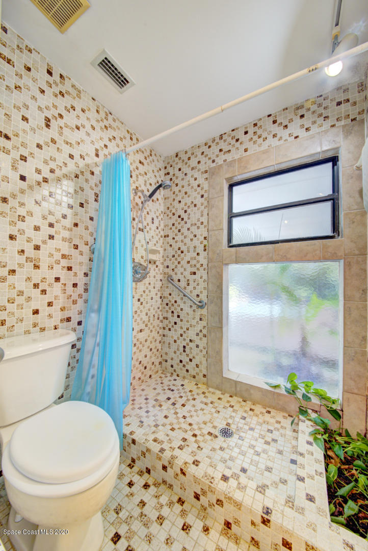 182 Sand Pine Road Indialantic, FL 32903 - Photo 32 of 56 Master Bathroom Shower