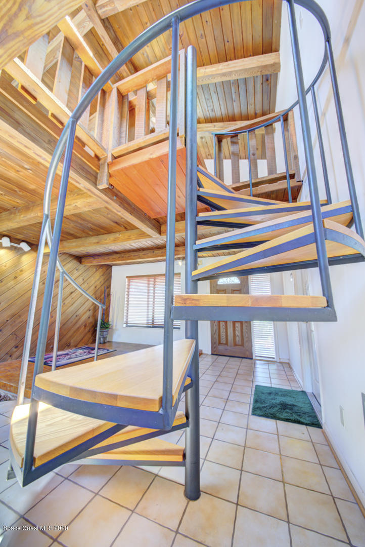 182 Sand Pine Road Indialantic, FL 32903 - Photo 39 of 56 Spiral Staircase