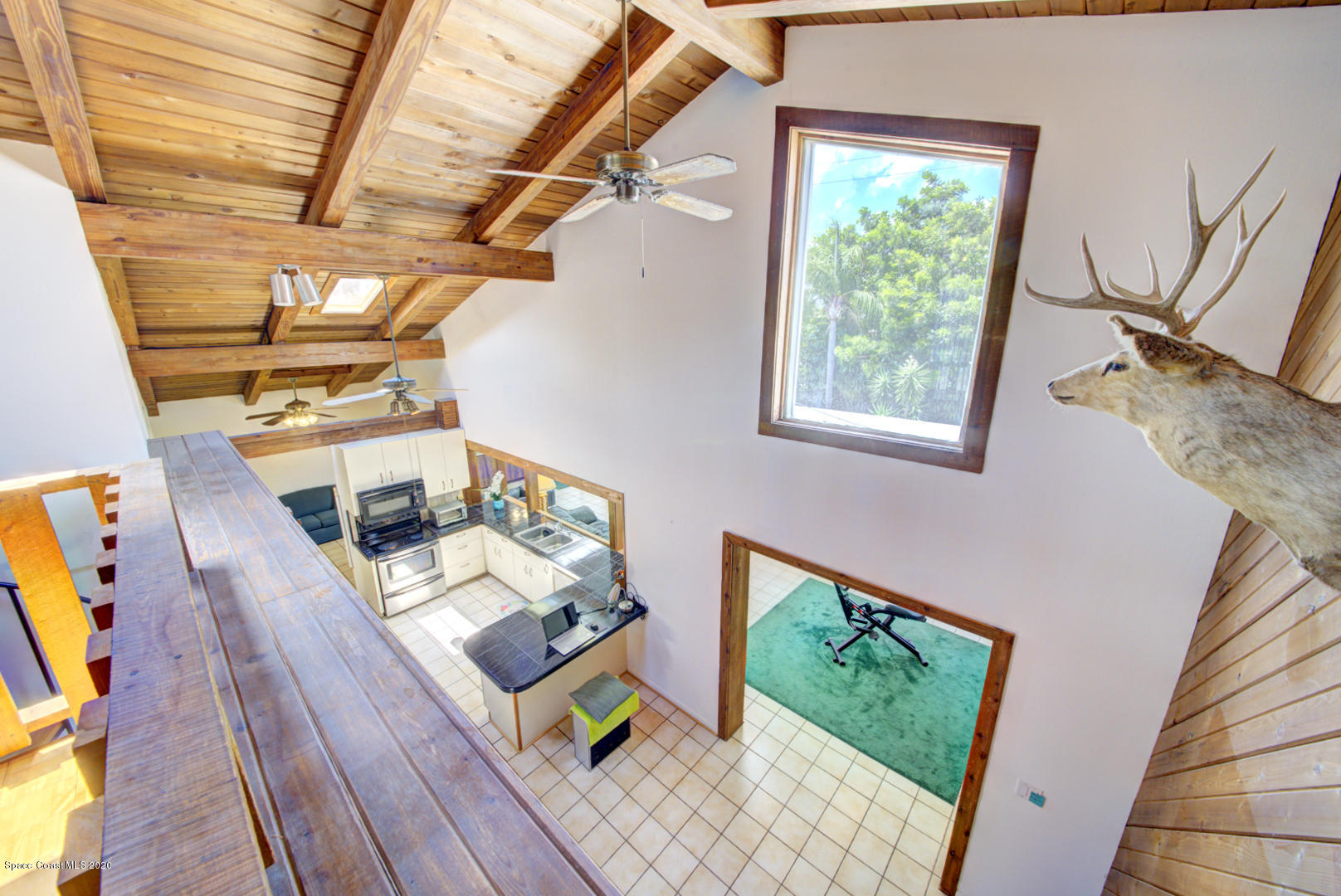 182 Sand Pine Road Indialantic, FL 32903 - Photo 45 of 56 View from Second Floor Loft