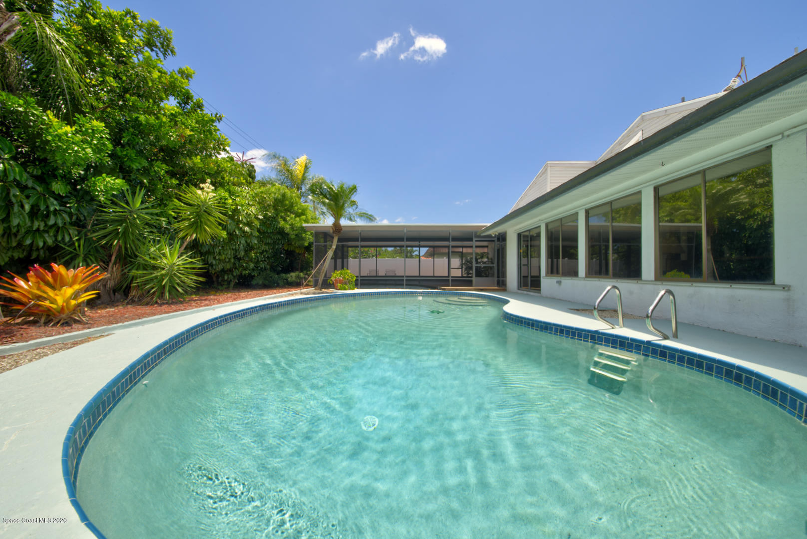 182 Sand Pine Road Indialantic, FL 32903 - Photo 46 of 56 Pool Deep End