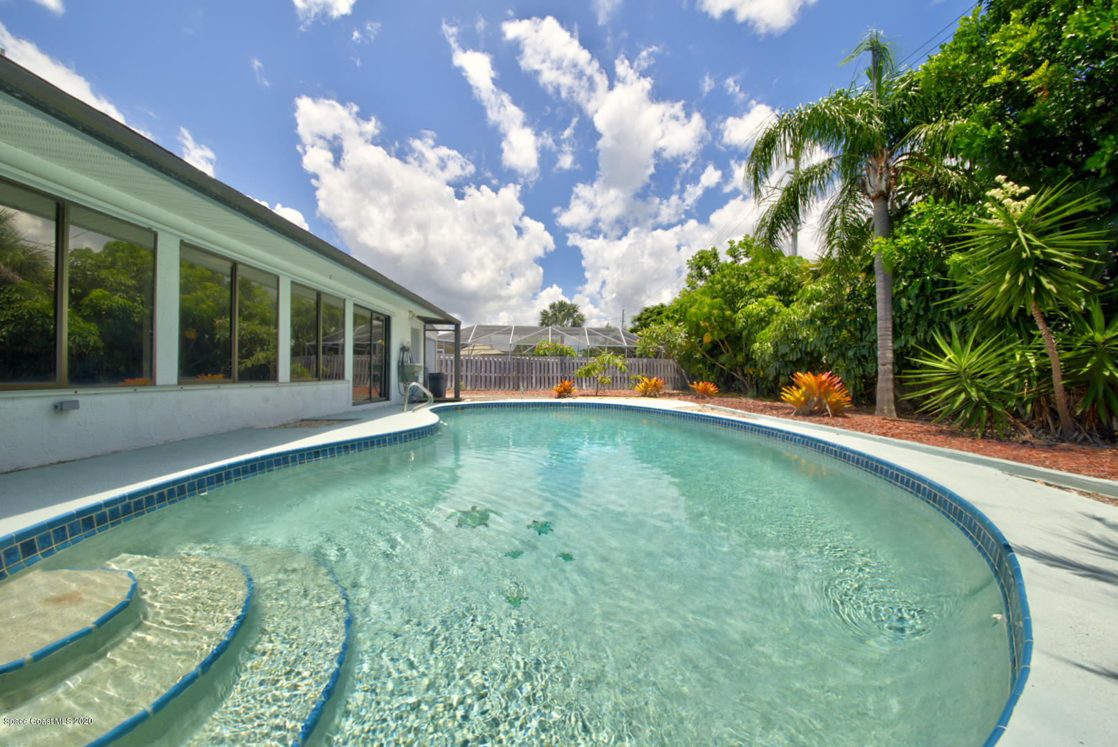 182 Sand Pine Road Indialantic, FL 32903 - Photo 50 of 56 Pool Shallow End