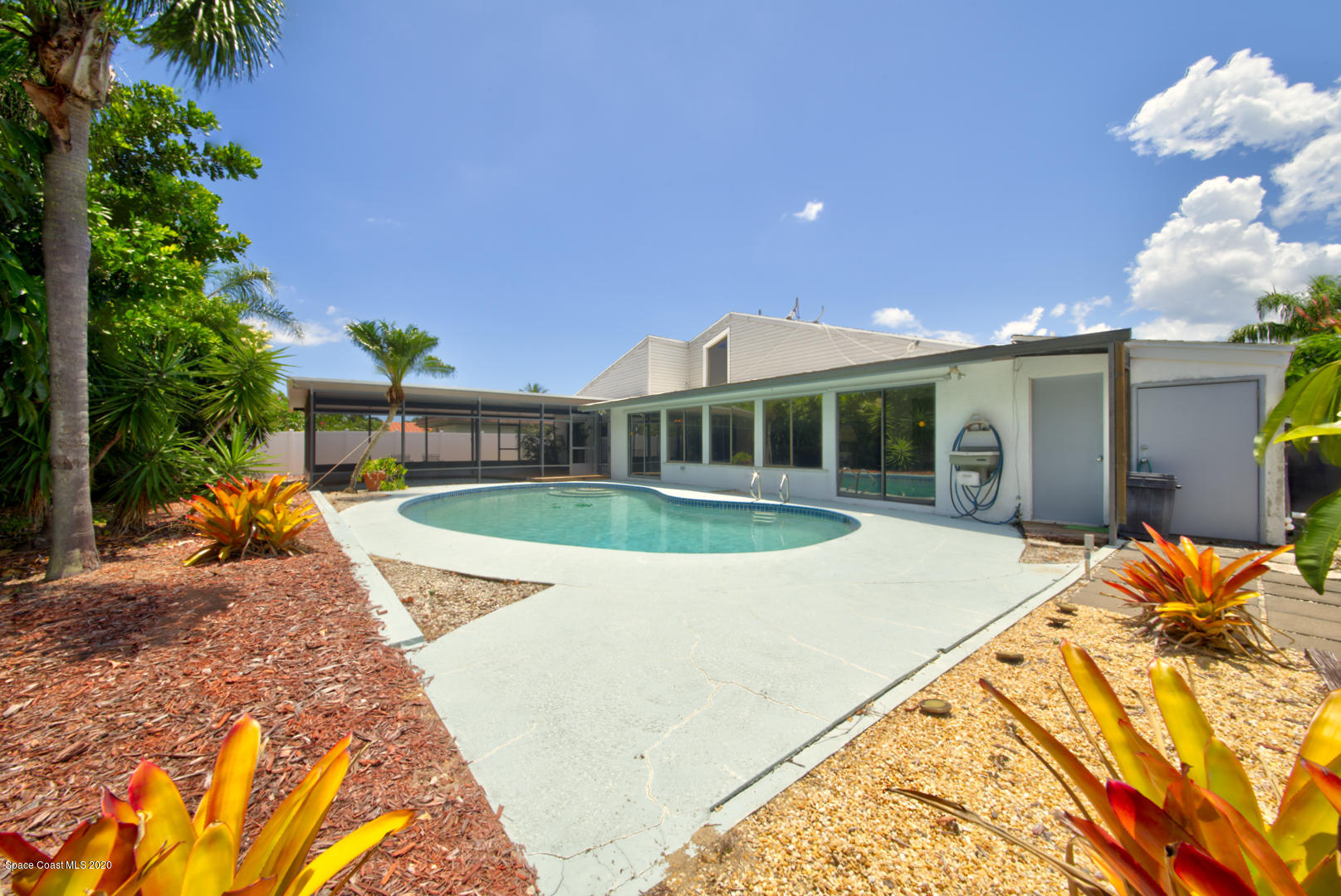 182 Sand Pine Road Indialantic, FL 32903 - Photo 51 of 56 Backyard & Pool