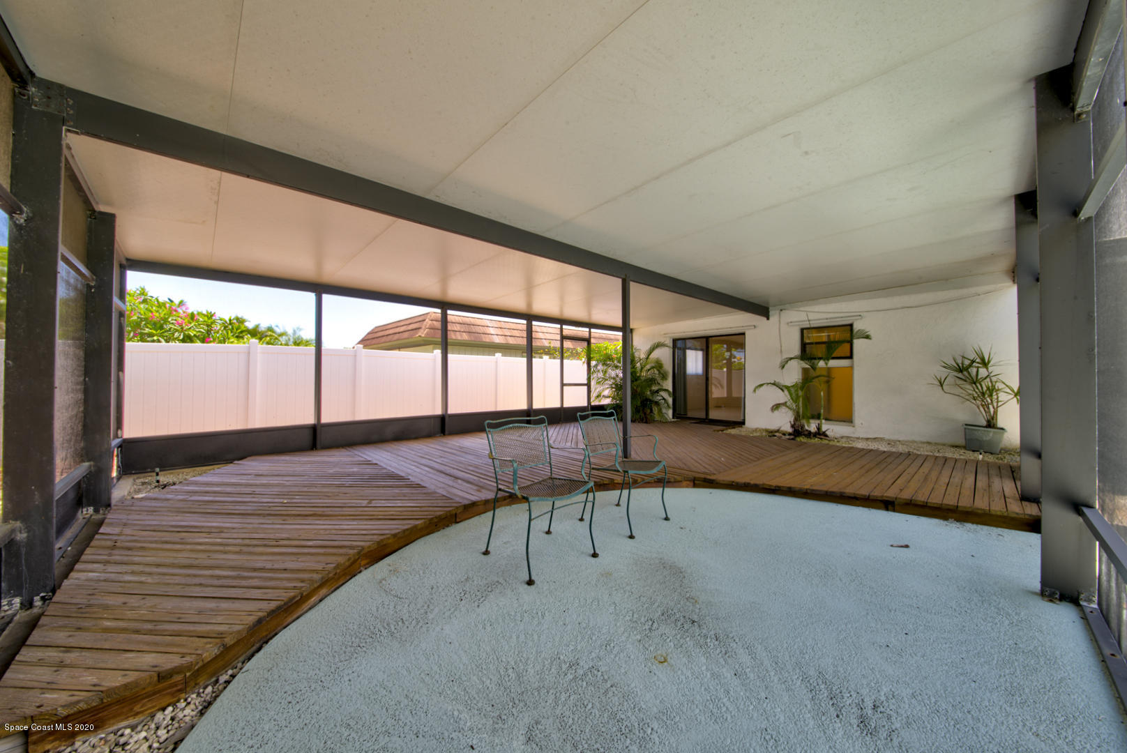 182 Sand Pine Road Indialantic, FL 32903 - Photo 55 of 56 Screened-in Back Porch
