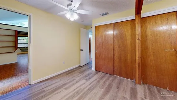 wooden floor in an empty room