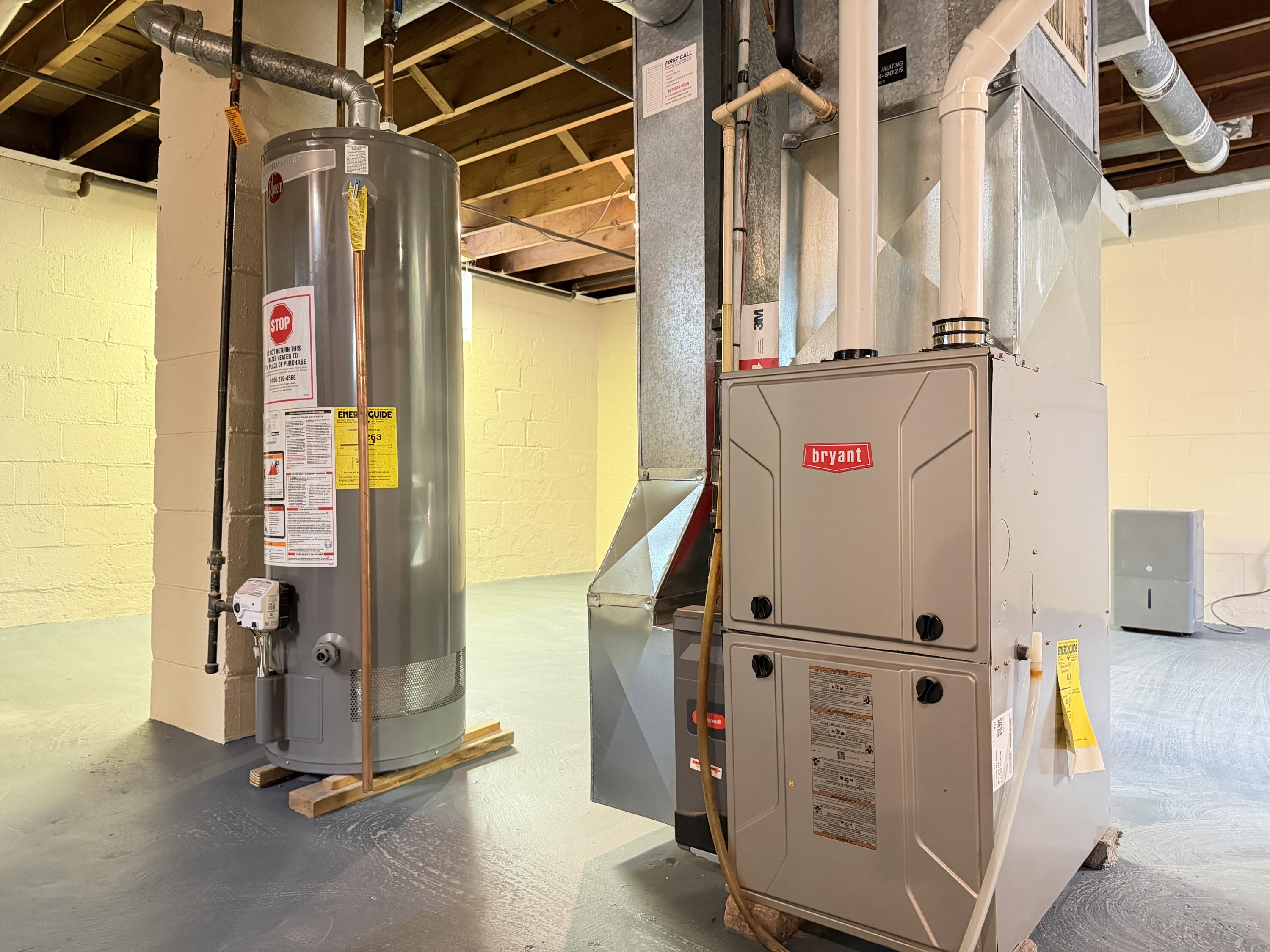 2308 West Lawn Avenue Racine, WI 53405 - Photo 17 of 21 Furnace and water heater