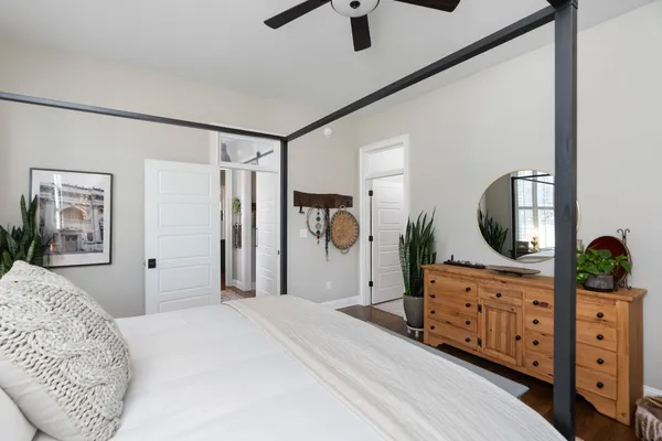 a view of wooden floor