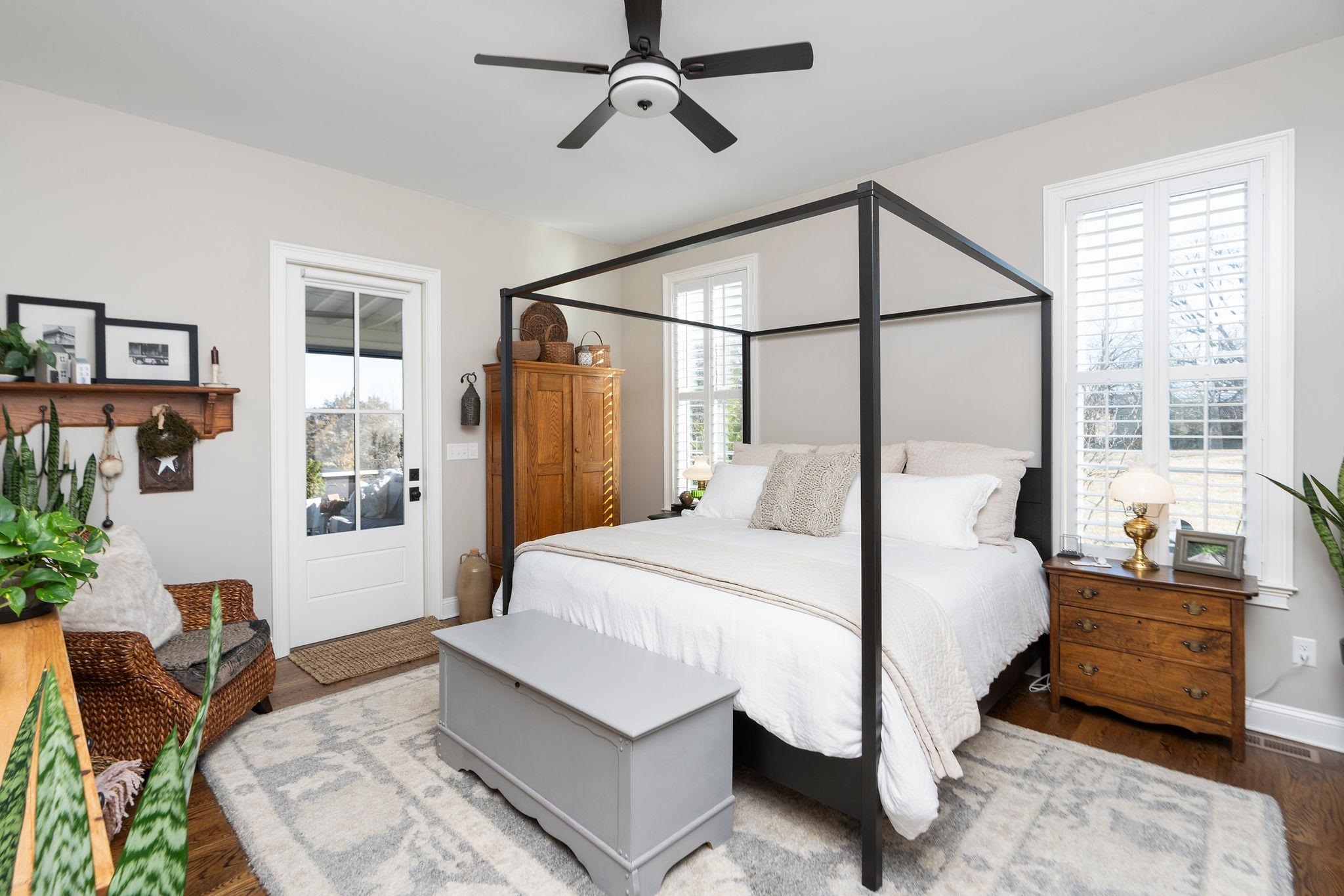 10 Cora Lane Lexington, VA 24450 - Photo 29 of 74 a bedroom with a bed and wooden floor