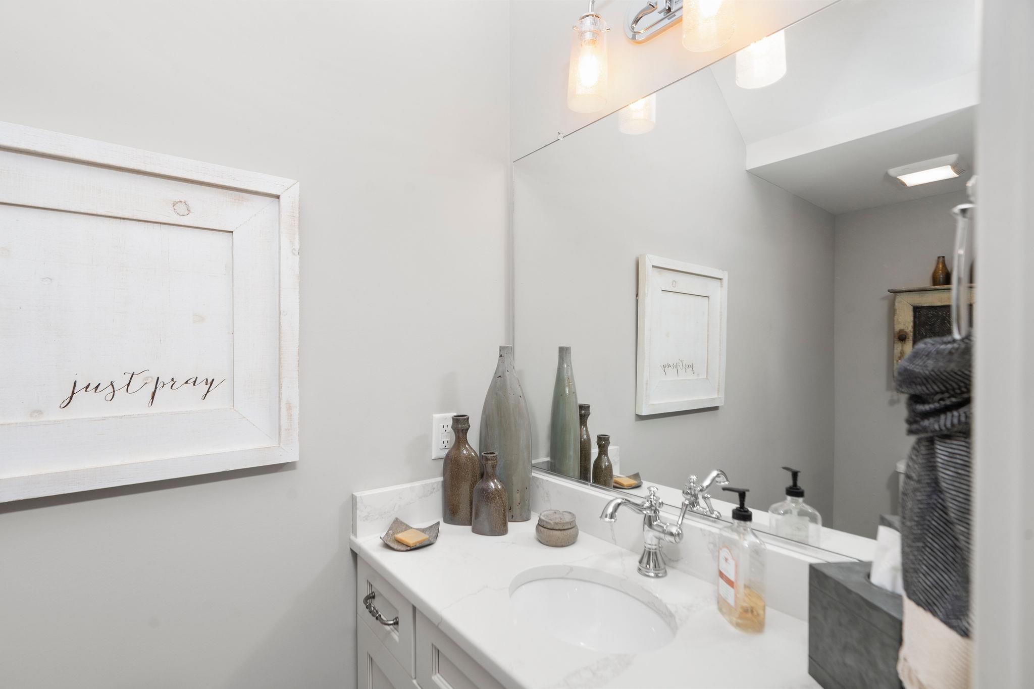 10 Cora Lane Lexington, VA 24450 - Photo 38 of 74 a bathroom with a sink and a mirror