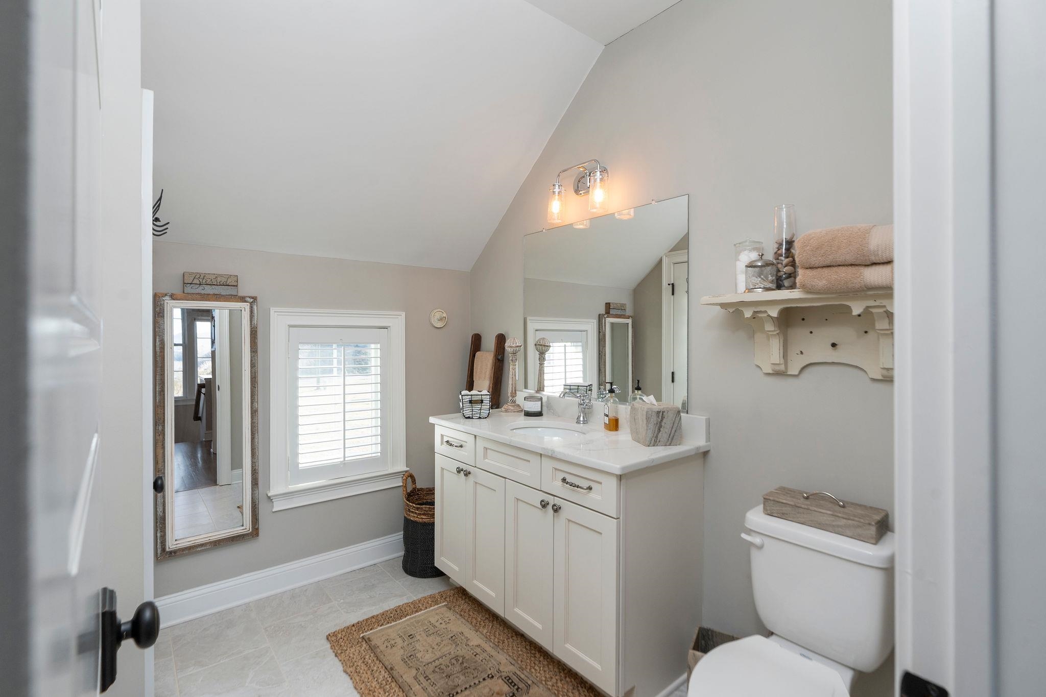 10 Cora Lane Lexington, VA 24450 - Photo 46 of 74 a bathroom with a toilet sink and mirror