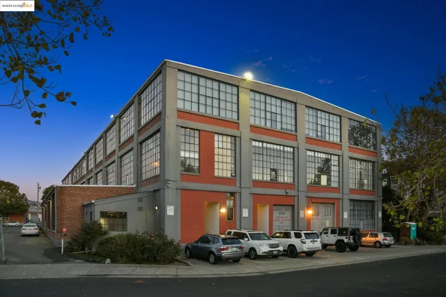 a front view of a building