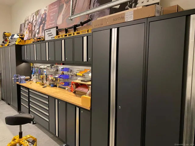 a view of lobby with stairs