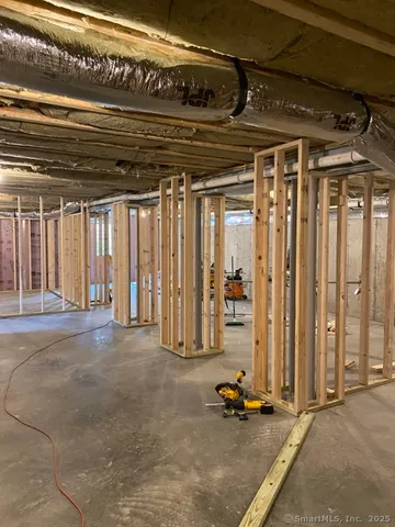 a view of a patio on the roof deck