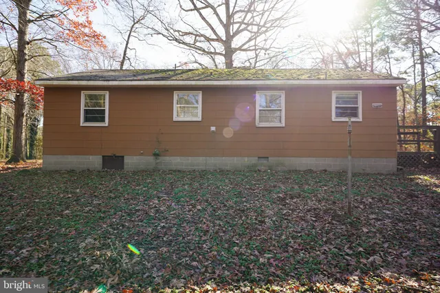 a backyard of a house
