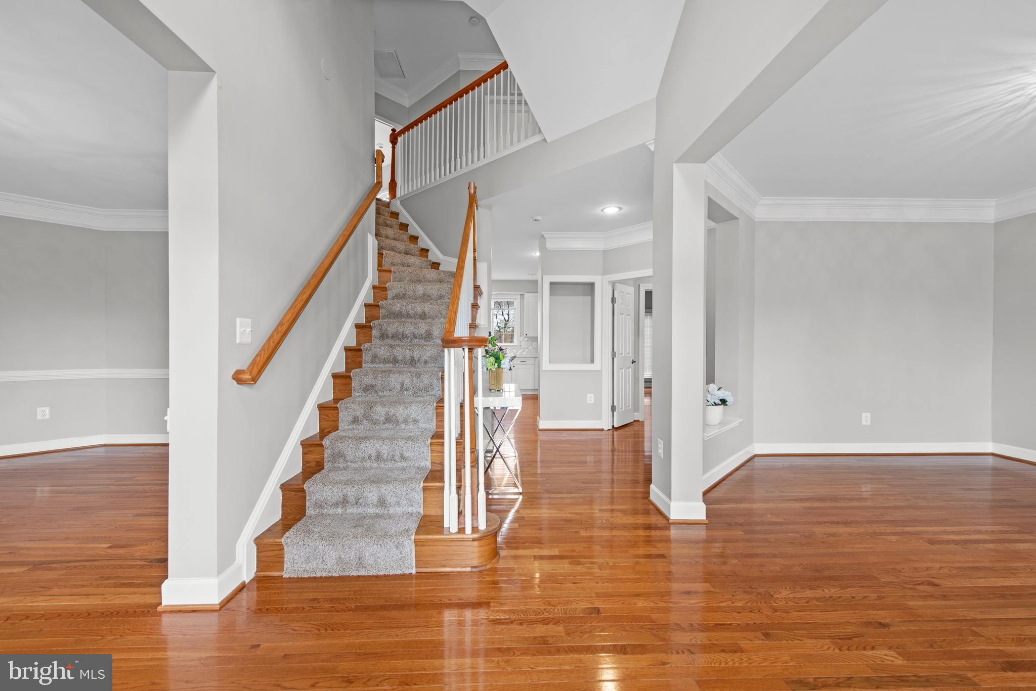 403 Madison Street Herndon, VA 20170 - Photo 32 of 63 a view of entryway and hall with wooden floor