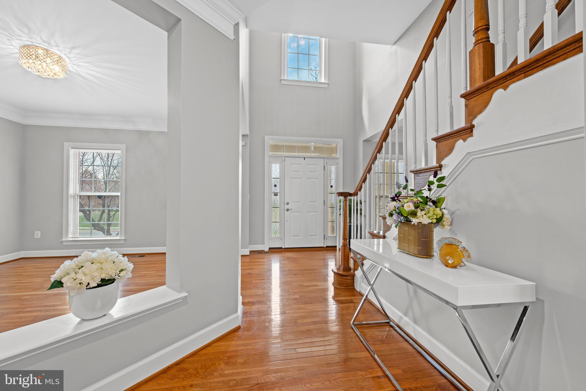 403 Madison Street Herndon, VA 20170 - Photo 6 of 63 a hallway with a couch and a potted plant
