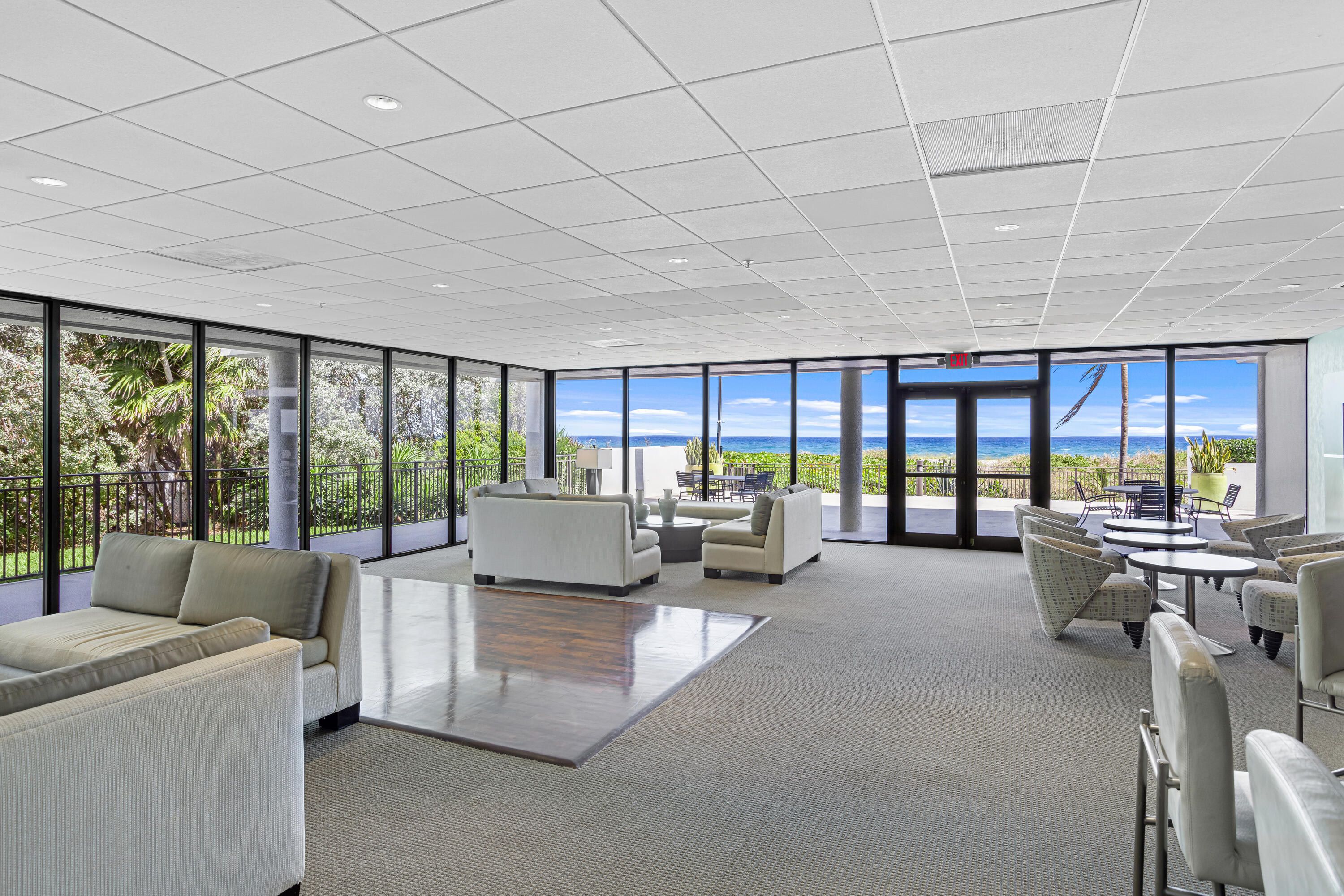 1800 South Ocean Boulevard, Unit 2A Boca Raton, FL 33432 - Photo 31 of 40 CLUB ROOM OCEAN VIEW