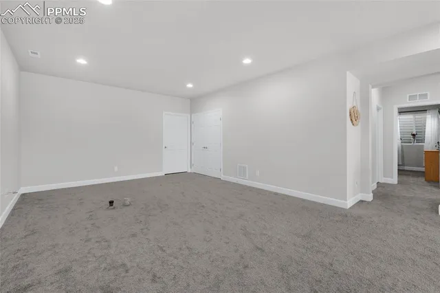 a view of an empty room
