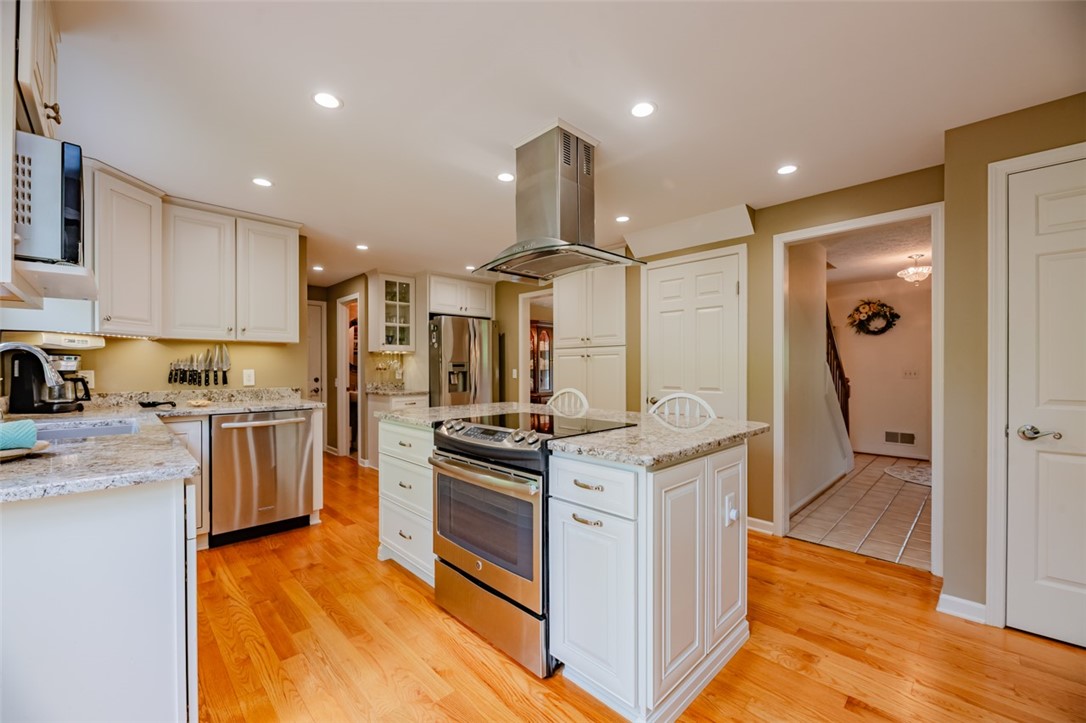 77 Misty Pine Road Perinton, NY 14450 - Photo 18 of 47 THE UPDATED GORGEOUS KITCHEN (GUTTED TO THE STUDS)