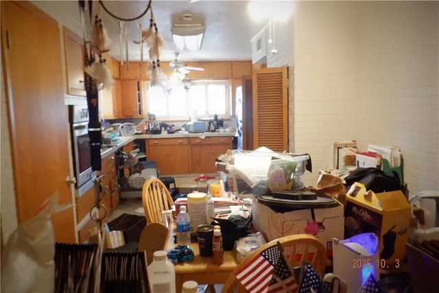 a room with gym equipment