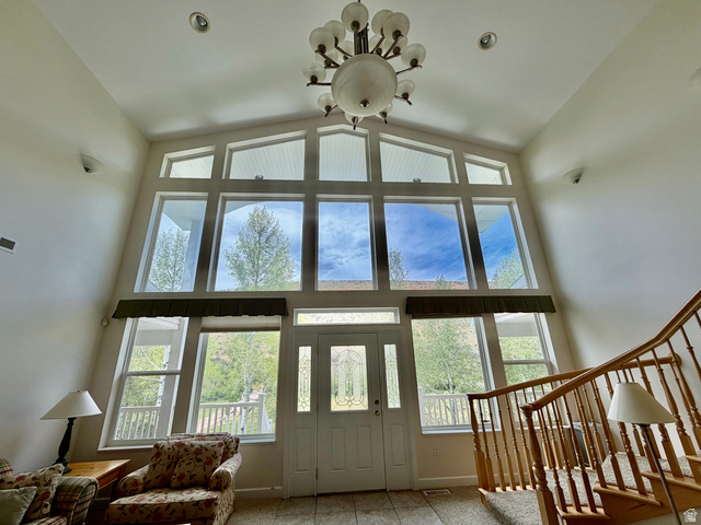 1133 Paris Canyon Road Paris, ID 83261 - Photo 8 of 75 Oversized windows bring the outdoors in to the home in this grand entryway