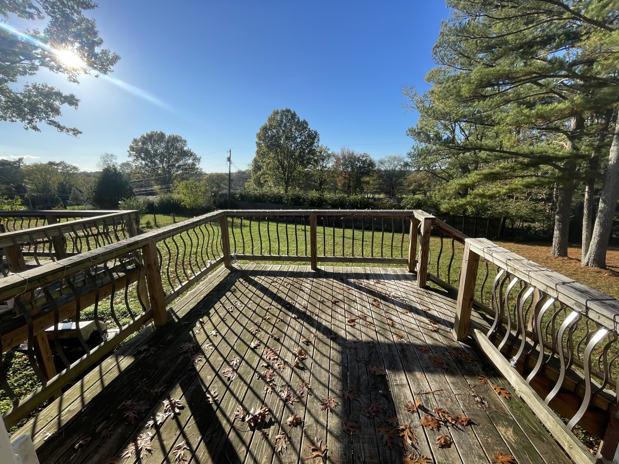 2206 Country Club Lane, Unit B Columbia, TN 38401 - Photo 2 of 2 a view of balcony with wooden floor and fence