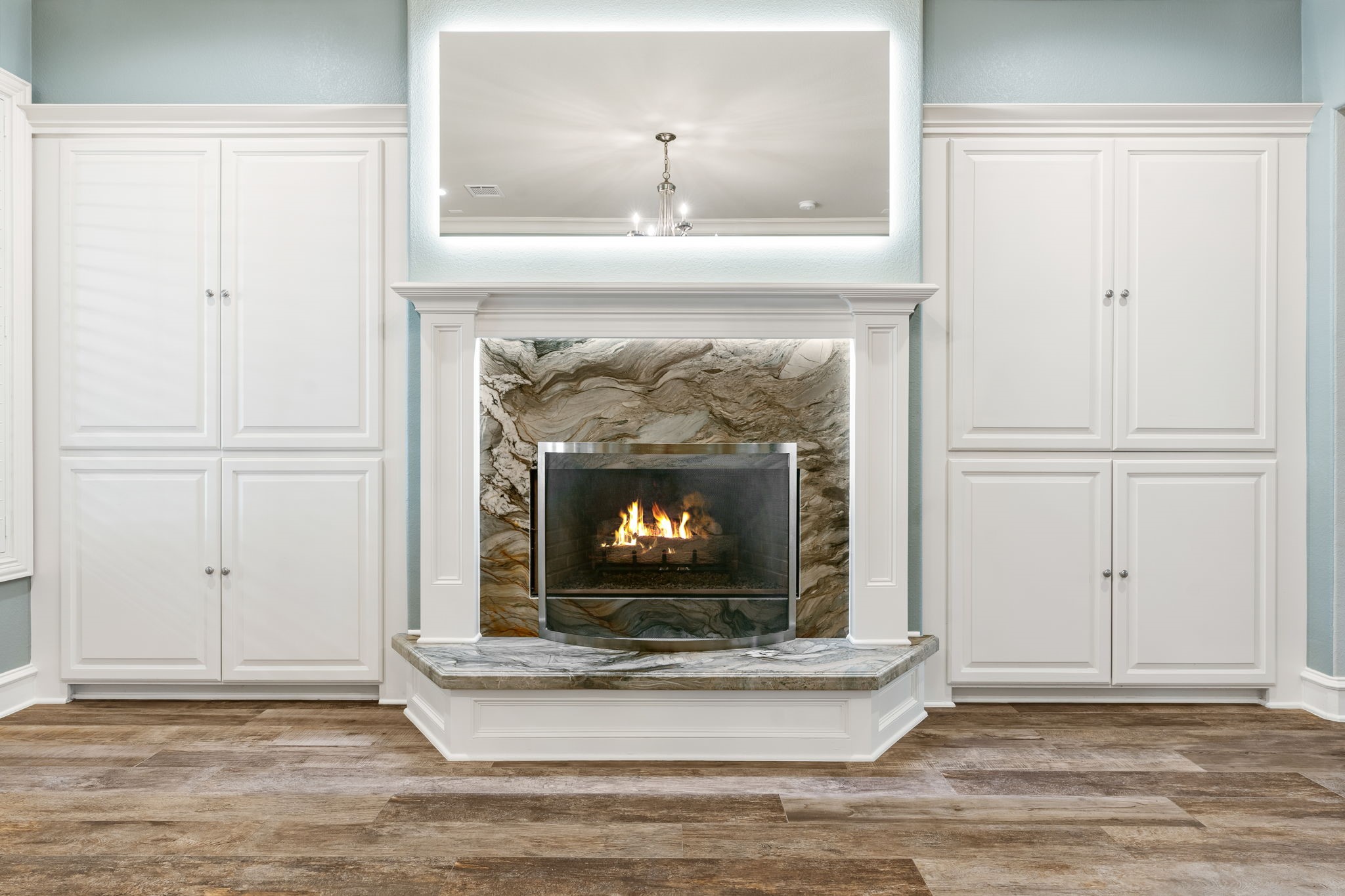 27614 Little Fox Crest Spring, TX 77386 - Photo 11 of 49 a living room with a fireplace and a fireplace