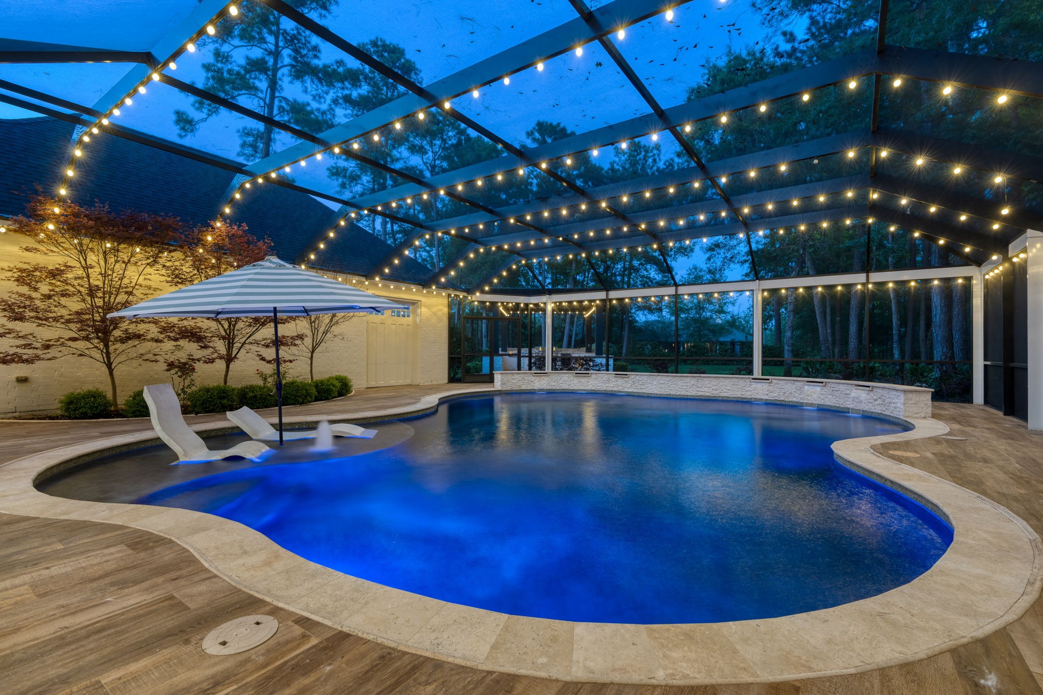 27614 Little Fox Crest Spring, TX 77386 - Photo 21 of 49 a view of swimming pool with seating space
