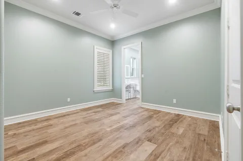 a view of cabinets with window