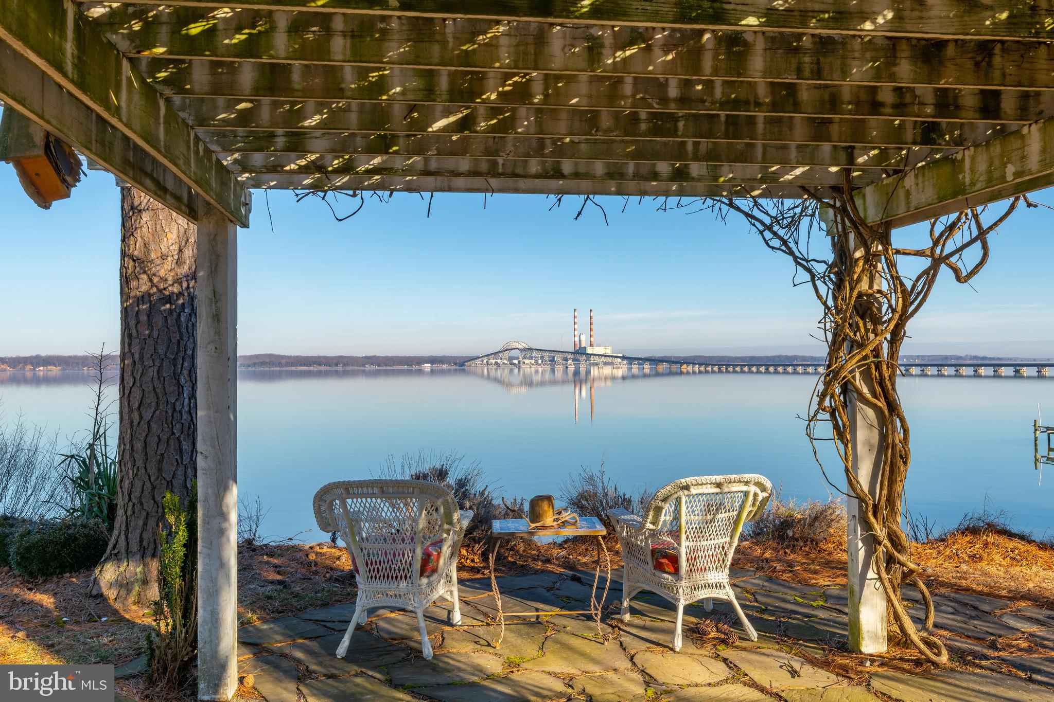 3321 Roseland Road King George, VA 22485 - Photo 29 of 47 Patio and Arbor with Water and Bridge View