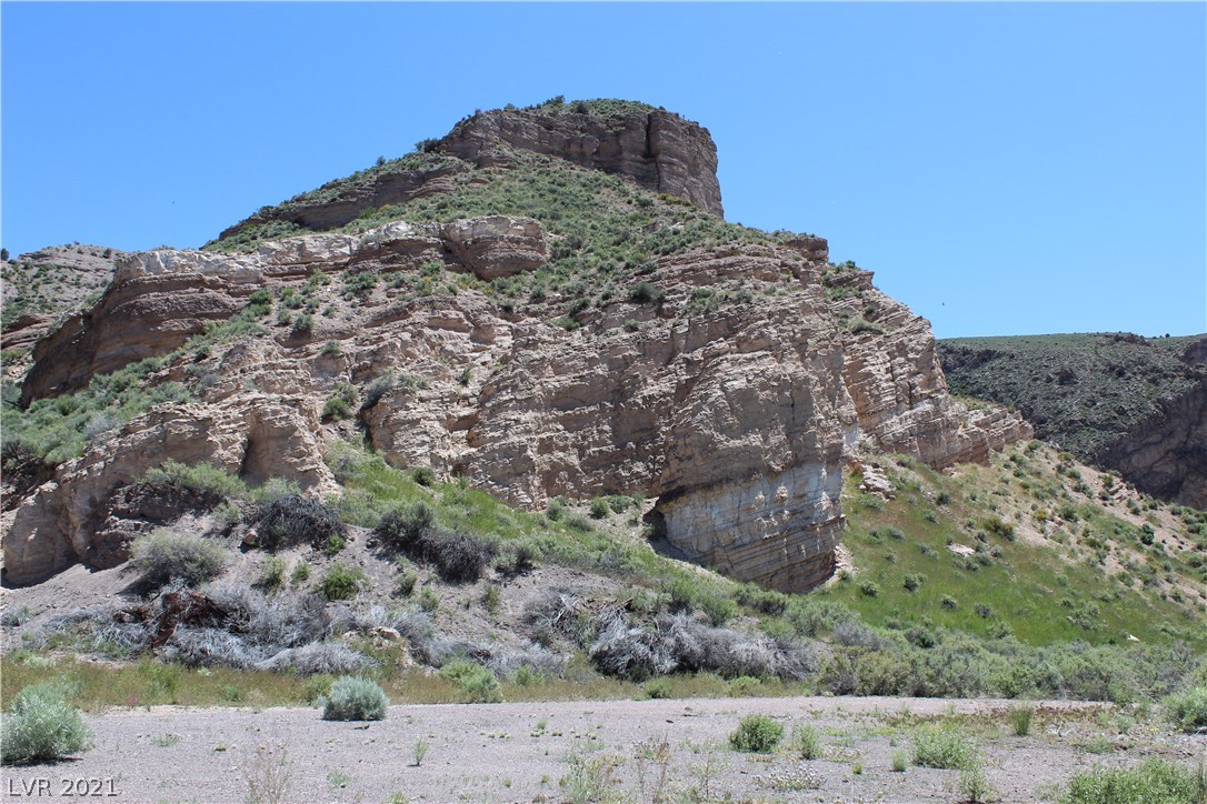 Rainbow Canyon Caliente, NV 89008 - Photo 13 of 13 Viewing East towards Rainbow Canyon rock walls on the property.