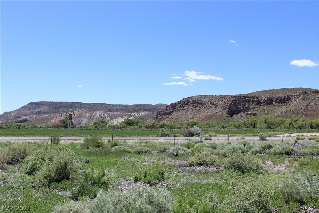 Rainbow Canyon Caliente, NV 89008 - Photo 6 of 13 Viewing Southwest across Highway 317 in Rainbow Canyon towards irrigated meadows west of the highway.