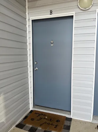 a car parked in front of a house